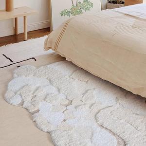 [한빛카페트]스노우 포레스트 가든 잔디 터프팅 러그 침실 발매트 160x250cm