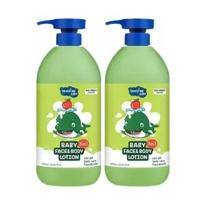 터치미 대용량 3in1 베이비로션 유아로션 약산성 1000ml 2개 페이스 바디 겸용