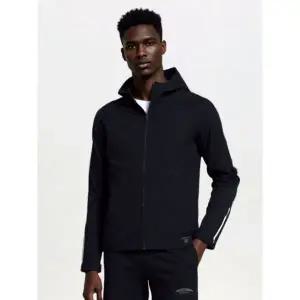 [하프클럽/아디다스]adidas 삼선 포인트 블랙 후드집업 자켓