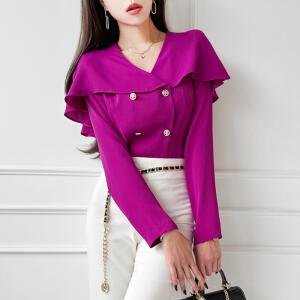 금찌 알렉 케이프 블라우스 ST6448B