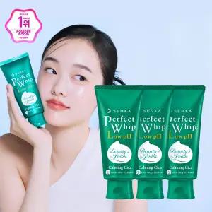 센카 퍼펙트 휩 로우 pH 카밍 시카 100g 3개