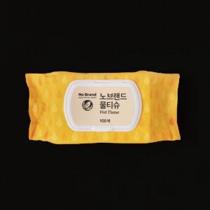 노브랜드 물티슈 캡형 100매/12개