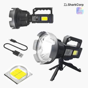 C타입 5600루멘 XHP90 충전식 LED 손전등 랜턴 등산 캠핑랜턴