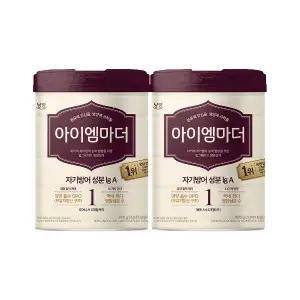 남양 아이엠마더 캔분유 800g 1단계 2캔