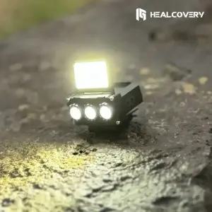 힐커버리 충전식 센서 LED 헤드랜턴 캡라이트 등산 낚시 해루질 멀티플빔 HC300