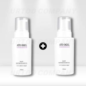[1+1] 아토오겔 바스앤샴푸 베이비 아기 유아 샴푸 바디워시 300ml 2개