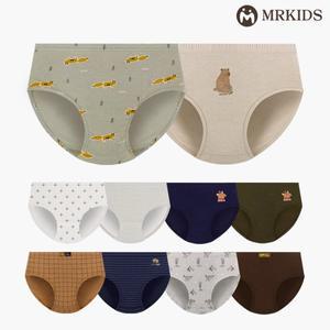 [스페클로]아동 무형광 순면 남아삼각팬티 10종세트(MKBP_019set)