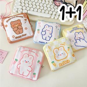 [1+1] 귀여운 캐릭터 생리대 파우치 멀티 사각파우치