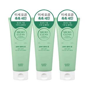 해피바스 마이크로클린 솝베리 클렌징폼 150g 3개