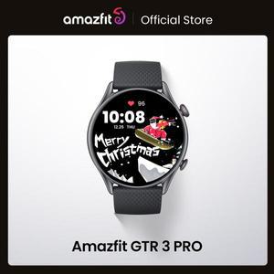 어메이즈핏 GTR 3 프로 GTR3 프로 46mm 스마트워치 AMOLED 디스플레이 Zepp OS 앱 12 일 배터리 수명 안드