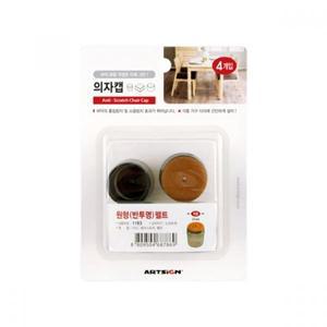 [제이큐]반투명 펠트 의자캡원형 30x36 1163 X ( 2매입 )