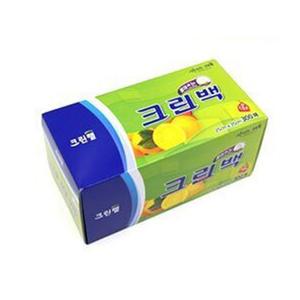 국산 크린팩 일회용 팩 비닐 봉투 봉지 중형 25x35cm 300매 두꺼운 위생 백 업소용 가정용 크린랩 대용량