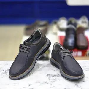 [허시파피]남성 4cm 네이비 비즈니스 세미 캐주얼 컴포트 경량 단화 3MQ571