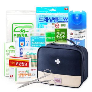 휴대용 구급가방 파우치 12종세트 구급함 구급상자 세트 여행 응급키트