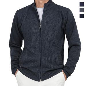 [BFL] 남성 보아털 패턴 니트 집업 자켓 Model No_CB4092