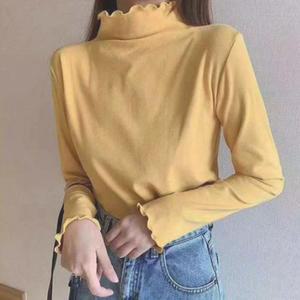 [MENOUHW8_4A]7칼라 긴팔 반목긴팔티 목폴라 여성 터