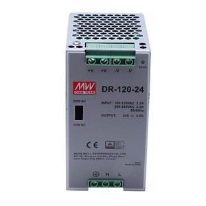 DR-120-24 산업용 등급 레일 전원 장치, 스위칭 장착 24V 5A, 120W