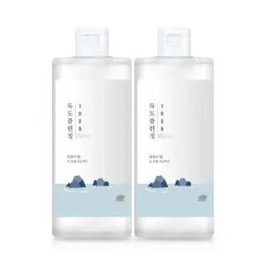 라운드랩 1025 독도 클렌징 워터 400ml X 2 촉촉한 약산성 클렌저 올리브영 코스트코