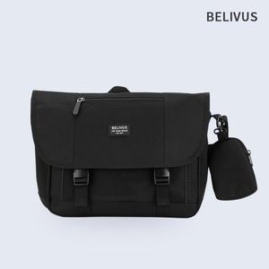 [빌리버스]남자 크로스백 메신저백 어깨보호 파우치 포함 보부상 학생가방 900VTR