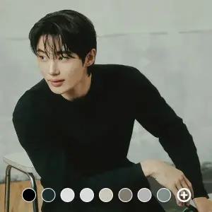 [지오다노] 024910 코튼 크루넥 긴팔 티셔츠