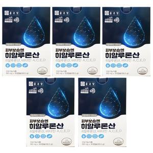 종근당건강 피부보습엔 히알루론산 950mg x 30캡슐 5박스 5개월분 (HI)