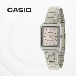 카시오 CASIO 여성용 메탈 빈티지 전자 손목시계 LTP-V007D-4E