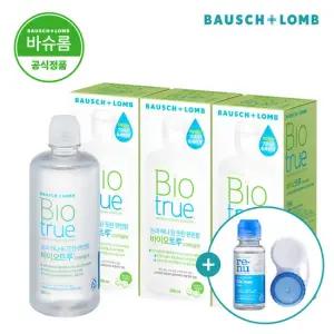 [바슈롬] 바이오트루 300ml x 3개 소프트 렌즈 세척액