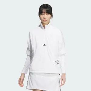 [롯데백화점]아디다스 골프 24FW 여성 윈드레디 쿼터집 반팔 아노락(IM7216)