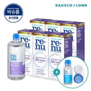 [바슈롬] 리뉴 어드밴스 500ml x 6개 소프트 렌즈 세척액