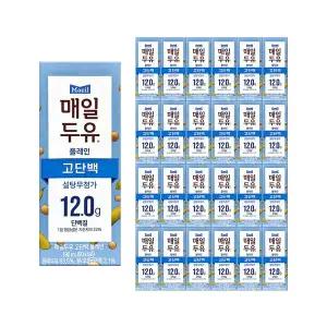 매일 고단백 플레인 저당 두유 190ml 24개