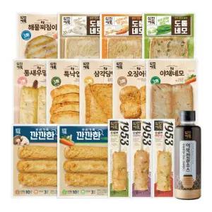 삼진어묵 인기세트 어묵 14종 (39개)+ 어묵전골소스(1종/420ml)