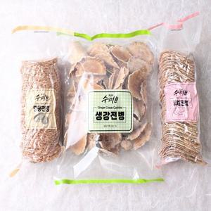 옛날 전병 700g 2개/ 부채 땅콩 생강