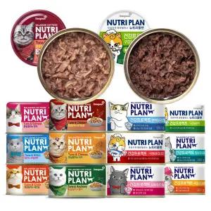 [개당831원] [24+24] 동원 뉴트리플랜 6가지맛 160g x 24개 + 건강프로젝트 160g x 24개 골라담기 고양이캔