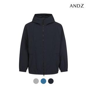 [앤드지] 밑단 스트링 후드 집업 점퍼_BLD2JJ3502