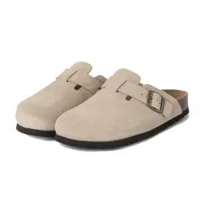 SCHOLL 숄 FAE 베이지 스웨이드 코르크 크로그 TAUPE
