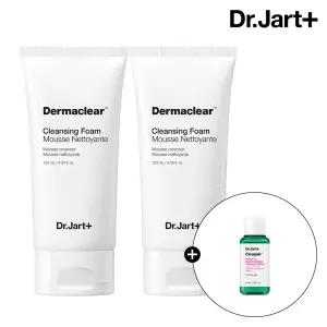 닥터자르트 더마클리어 클렌징 폼 120ml 2개 (+시카페어 트리트먼트 로션 15ml)