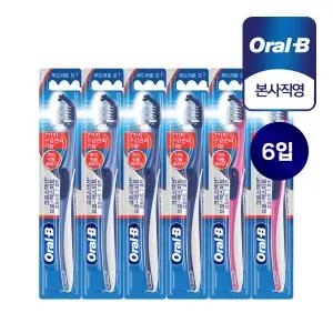 오랄비 크로스액션 컴플리트7 클린 35모 칫솔 6개입