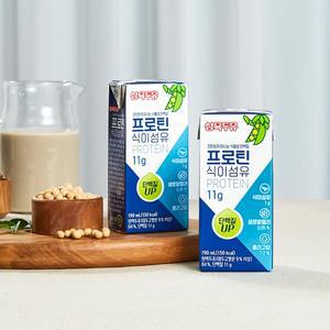 삼육두유 프로틴 식이섬유 식물성 고단백 생로얄제리 190ml 24팩