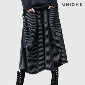 [유니케]밴딩 빅포켓 스트라이프 치마바지_P318533648