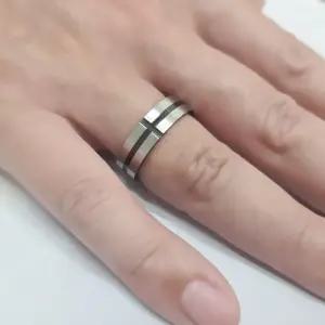 [골드러쉬] R229 패션링 남녀공용 빈티지 엔틱 커플링 스텐레스반지 6mm 십자가 남자반지