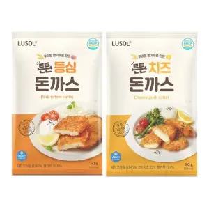 튼튼 어린이 돈까스 2종 10팩 등심 치즈)