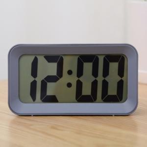 New 디지털 알람탁상시계(그레이) LCD