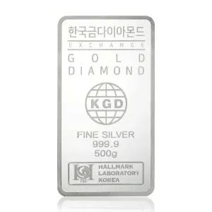 갤러리아 실버바 AG 500g 999.9 은투자 은시세