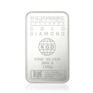 갤러리아 투자용 실버바 AG 100g 999.9 은투자 은시세