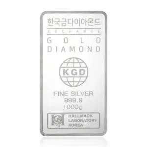 갤러리아 투자용 실버바 AG 1000g 1kg 999.9 은투자 은시세