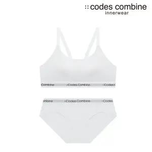 [코데즈컴바인이너웨어](강남점)에어로쿨스포츠 화이트 브라세트(CDWBR257WH+CDWBP257WH)