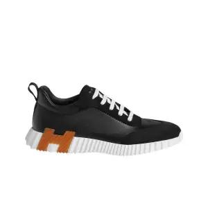 에르메스 바운싱 스니커즈 카프스킨 스웨이드 고트스킨  누아 Hermes Bouncing Sneakers Calfskin Suede G