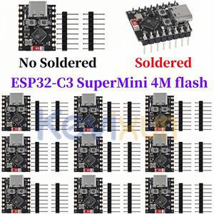 1-10개 세트/ESP32 C3 개발 보드 모듈 미니 와이파이 원격 제어 BT 블루투스 프로세서 RISC-V ESP32-C3 Sup