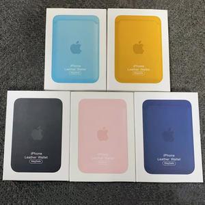 기존 Apple Magsafe 지갑 가죽 마그네틱 카드 홀더 케이스 iPhone 16 15 14 13 12 Pro Max 전화 가방 커버 액세서리