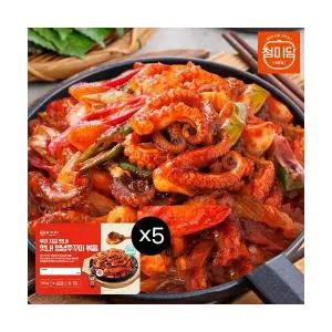 [청미담] 맛나 양념쭈꾸미 볶음 밀키트 300g x 5개입